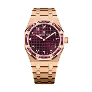Audemars Piguet 67656OR.GR.1261OR.01 Royal Oak Burgundy Dial Pink…