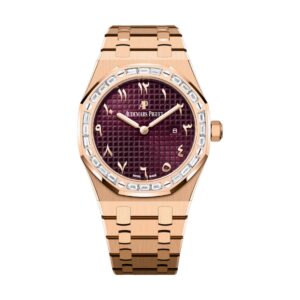 Audemars Piguet 67656OR.ZZ.1261OR.01 Royal Oak Burgundy Dial Pink…