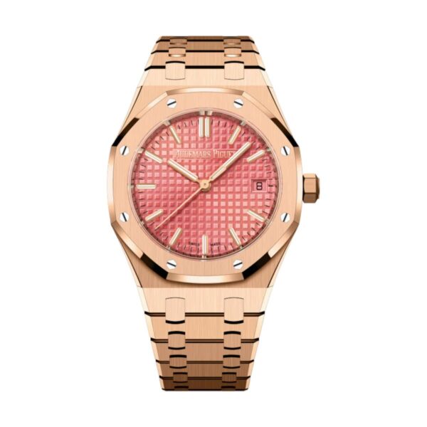 Audemars Piguet 77450OR.OO.1361OR.01 Royal Oak Pink Dial Pink Gold…