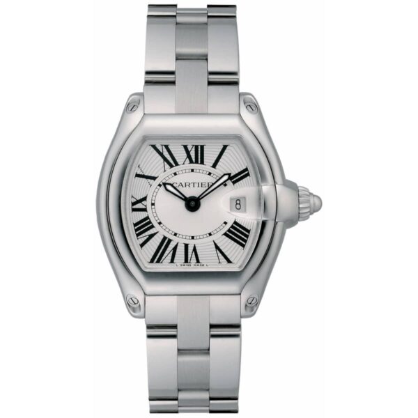 Cartier Roadster W62016V3 Silver Dial Stainless Steel Bracelet…