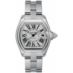 Cartier Roadster W6206017 Opaline Silver Dial Steel Bracelet Watch…