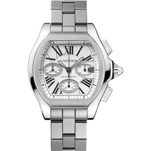 Cartier Roadster W6206019 Silver Dial Steel Bracelet Watch –…