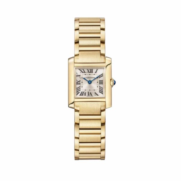 Cartier Tank Française WGTA0114 Golden Sunray Dial Yellow Gold…