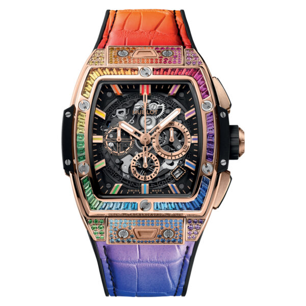 Hublot 642.OX.0118.LR.0999 King Gold Rainbow 42mm Watch – Luxury…