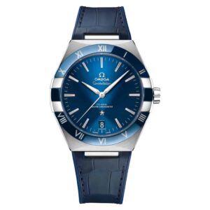 Omega Constellation 131.33.41.21.03.001 Blue 41mm Steel on Leather…