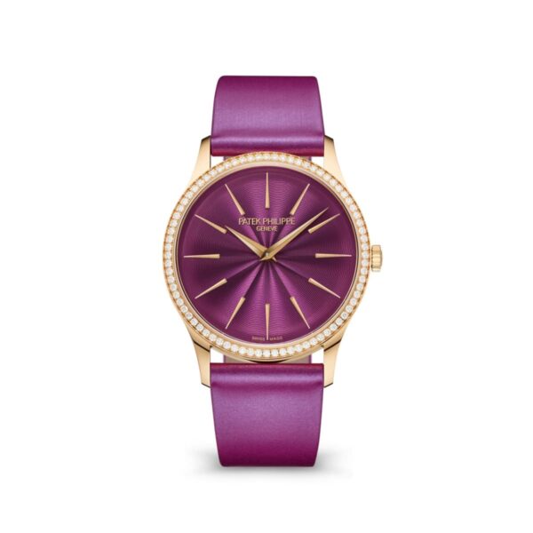 Patek Philippe 4997-200R-001 Calatrava Purple Dial Purple Leather…
