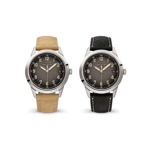 Patek Philippe 5226G-001 Calatrava Gray Dial Beige Leather Strap…
