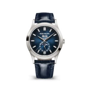 Patek Philippe 5396G-017 Complications Blue Dial Navy Blue Leather…