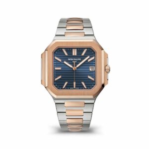 Patek Philippe 5821-1AR-001 Cubitus Blue Dial Rose Gold and Steel…