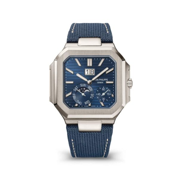 Patek Philippe 5822P-001 Cubitus Blue Dial Blue Fabric Strap Watch…