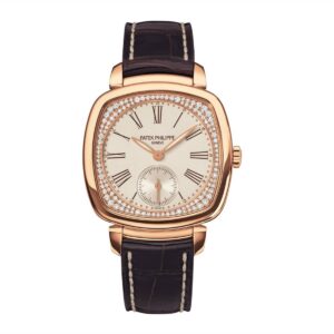 Patek Philippe 7041R-001 Gondolo Silvery Dial Chestnut Leather…
