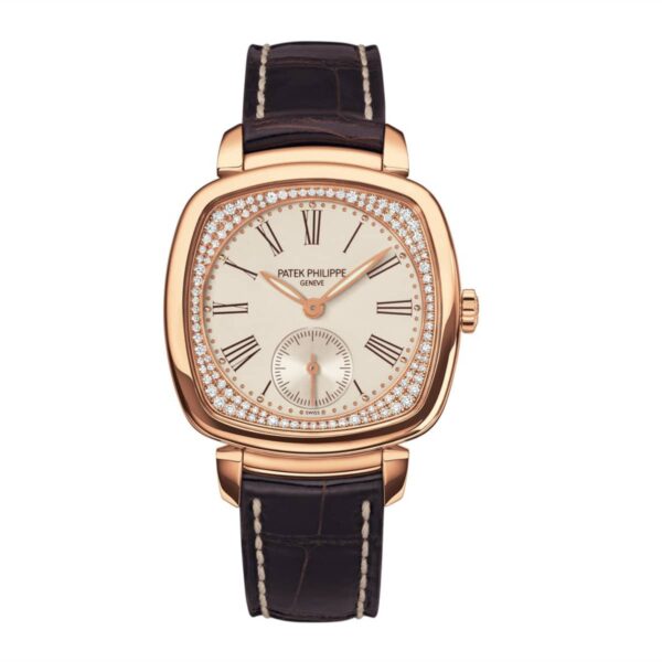 Patek Philippe 7041R-001 Gondolo Silvery Dial Chestnut Leather…