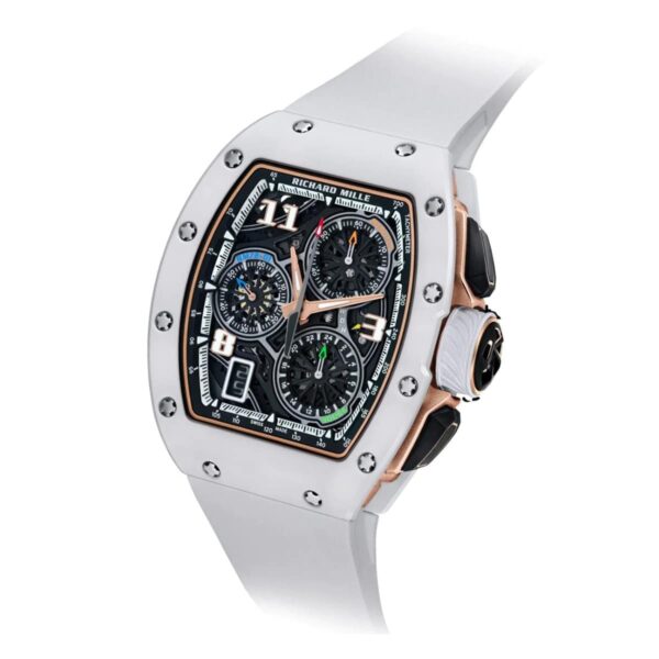 Richard Mille RM 72-01 White Ceramic White Strap Watch – Luxury…