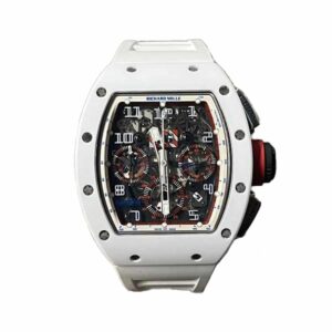 Richard Mille RM011 White Asia Exclusive White Strap Watch –…