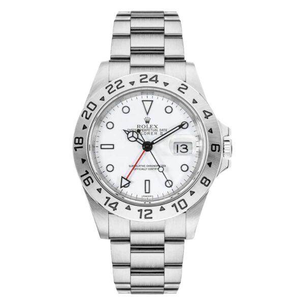 Rolex Explorer II 16570 White Dial Oystersteel 40mm Watch –…